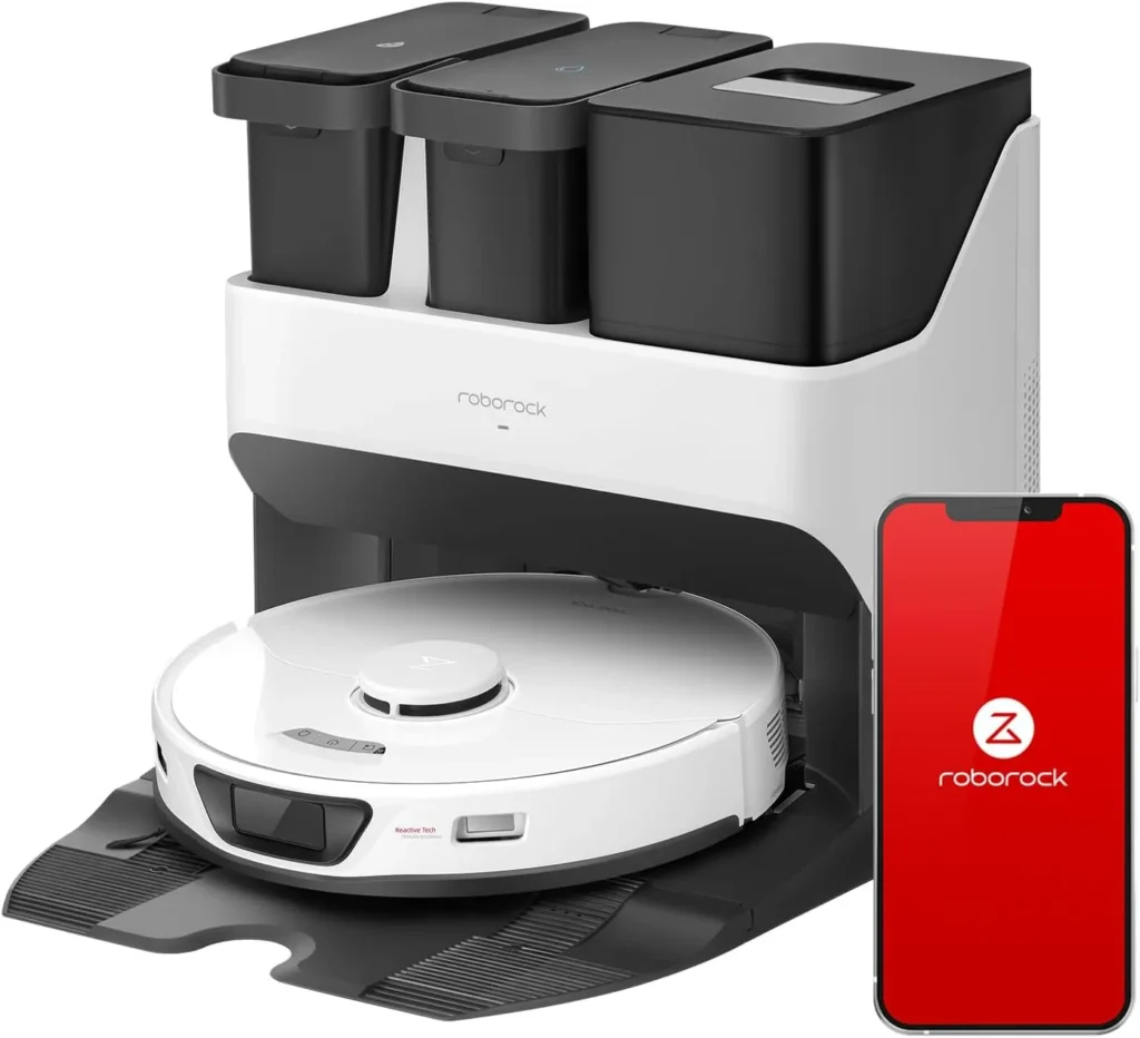 Os 7 Robôs Aspiradores Top de Linha Para Quem Quer Investir em Limpeza Automatizada 6 roborock S7 Max Ultra Robot Combo de aspirador e esfregão, secagem automática de esfregão, lavagem automática de esfregão, autoesvaziamento, autorrecarga,