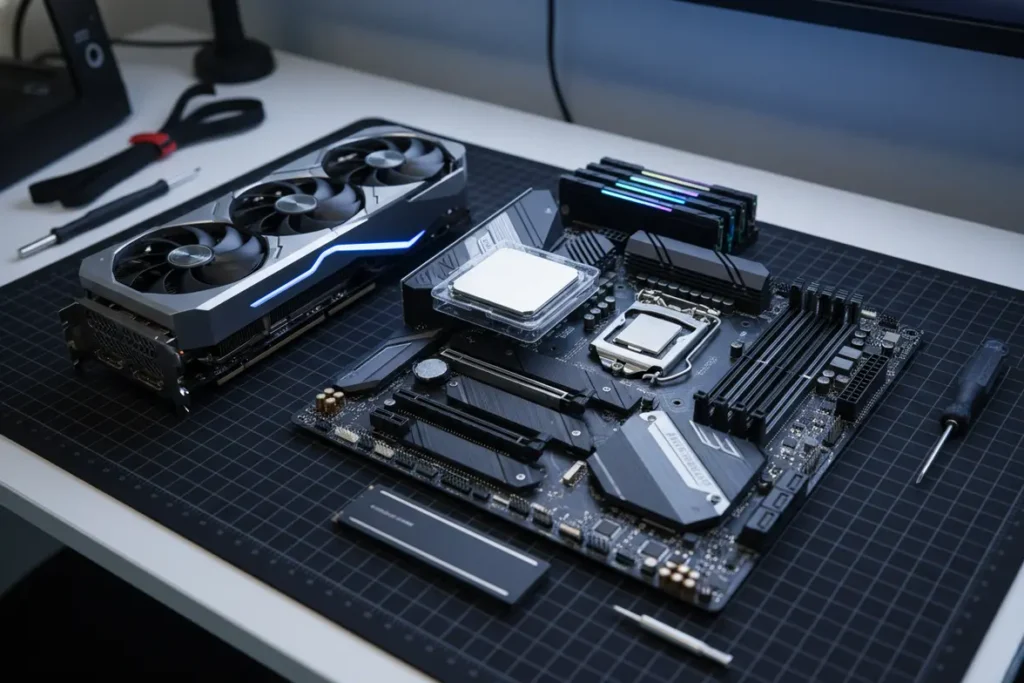 Componentes essenciais para montar seu PC gamer