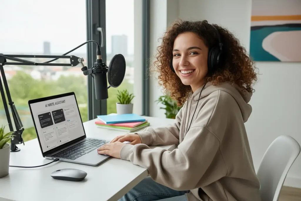 IA e Você! 7 Formas de Lucrar com a Inteligência Artificial Hoje 1 IA e criadores de conteúdo gerando textos e roteiros