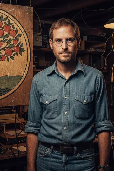steve jobs jovem apple garagem