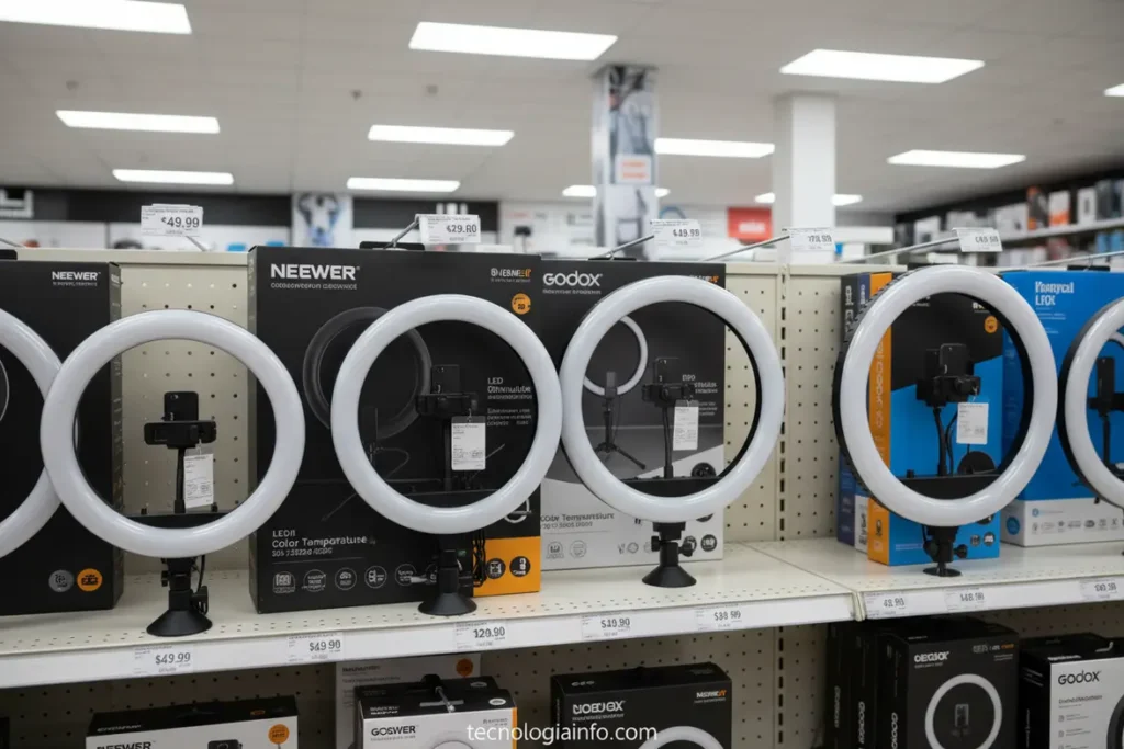Melhores ring lights para comprar em 2024.