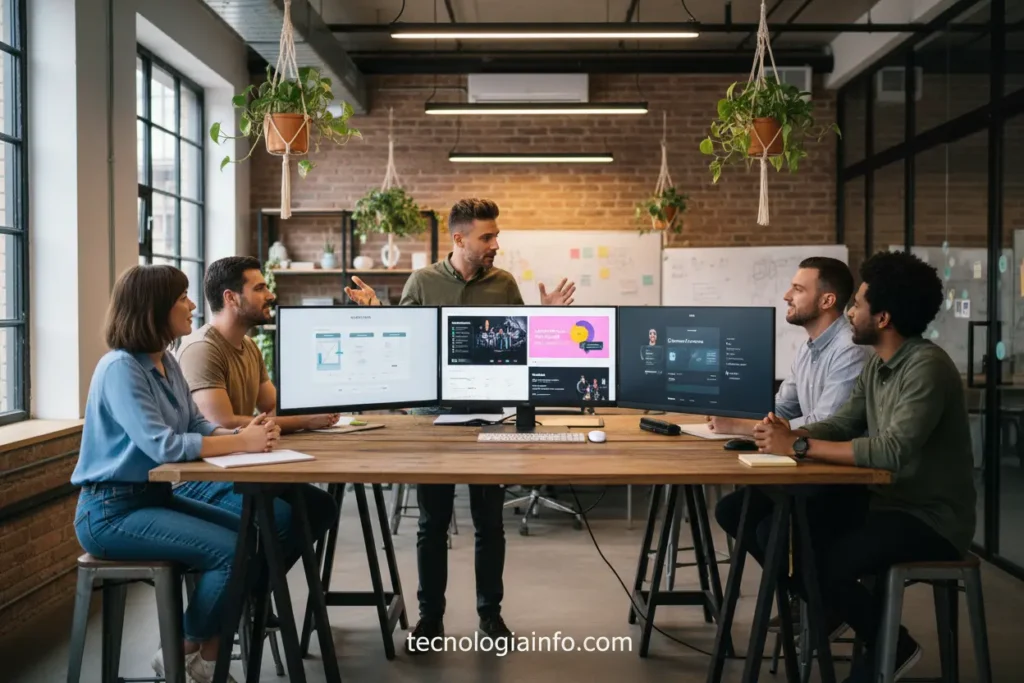 UX Designer trabalhando com foco em uma startup de tecnologia.