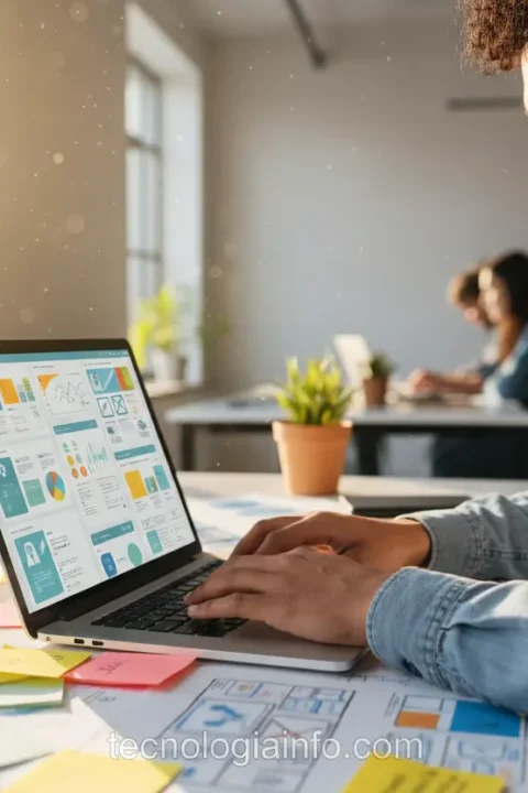 ux designer trabalhando