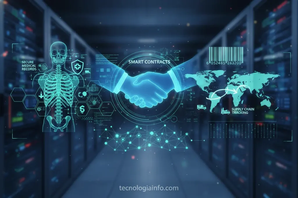 Diversas aplicações da tecnologia Blockchain no mundo.