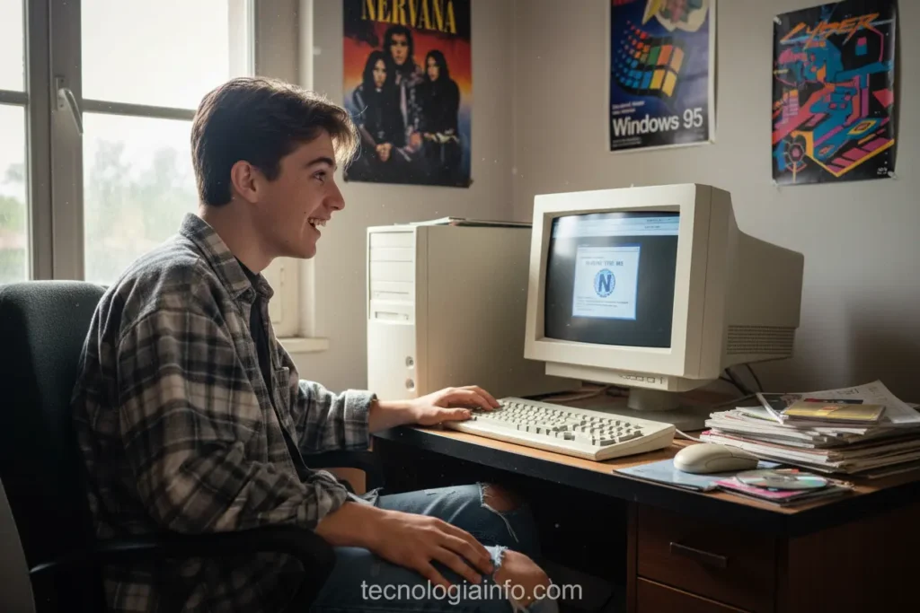 A História da Internet! De Onde Viemos e Para Onde Vamos na Era Digital? 2 Representação do boom da internet comercial nos anos 90.