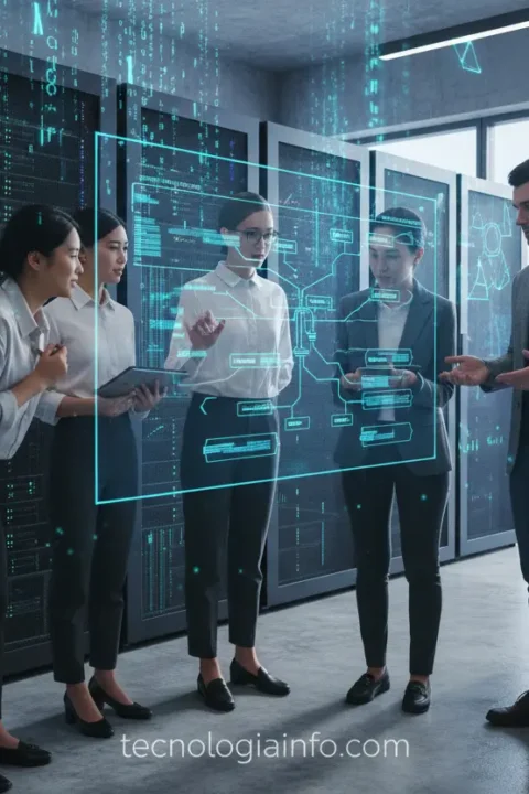 engenheiros dados colaborando