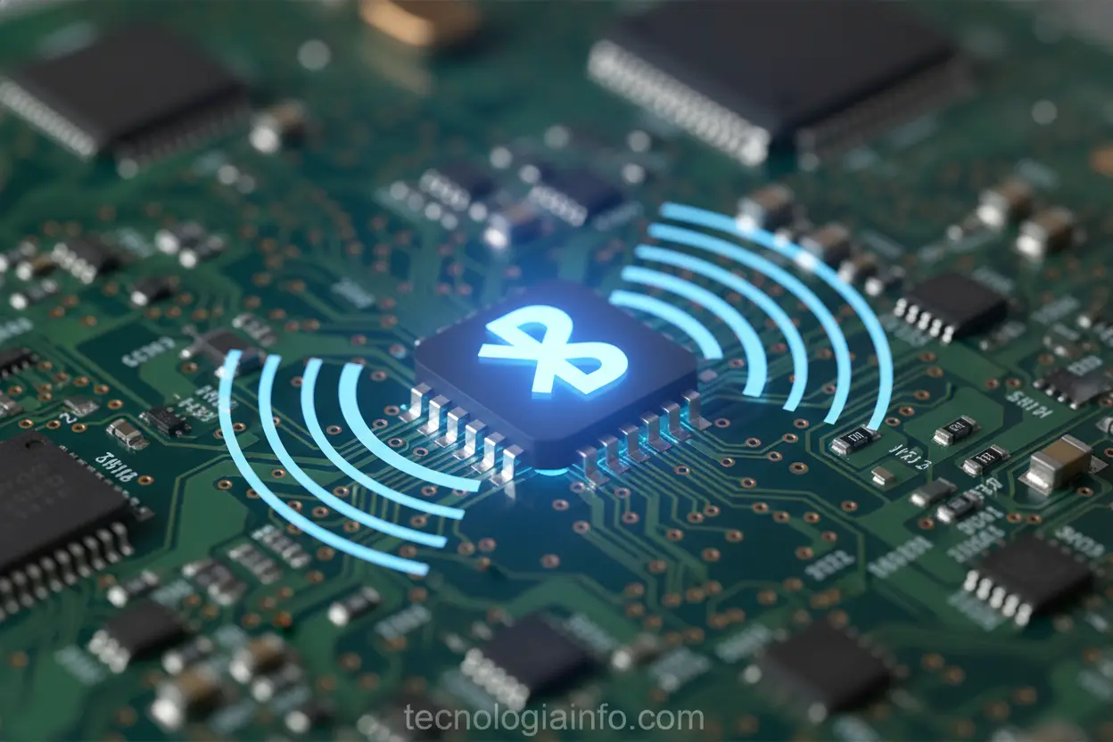 Como funciona o Bluetooth: chip e ondas de rádio.