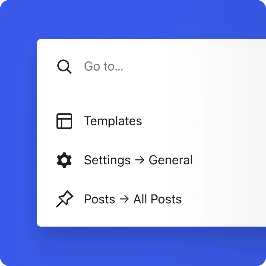 Novo WordPress 6.9 agora mais inteligente e mais seguro, confira 2 wordpress 6.9 Command Palette, everywhere