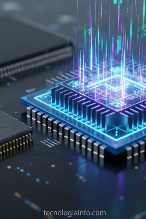 Comparativo visual da evolução dos processadores, de chips antigos a modernos.