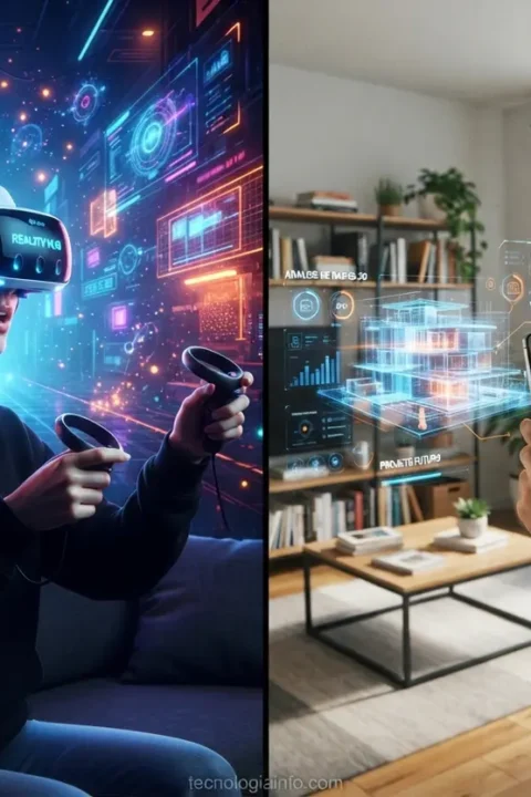realidade virtual vs aumentada