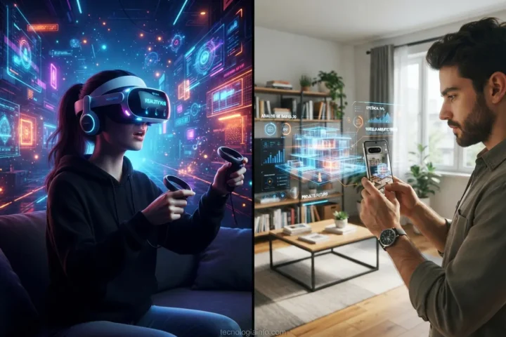 realidade virtual vs aumentada